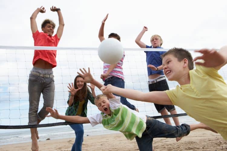 Work on your spike at Setters' Sand Volleyball