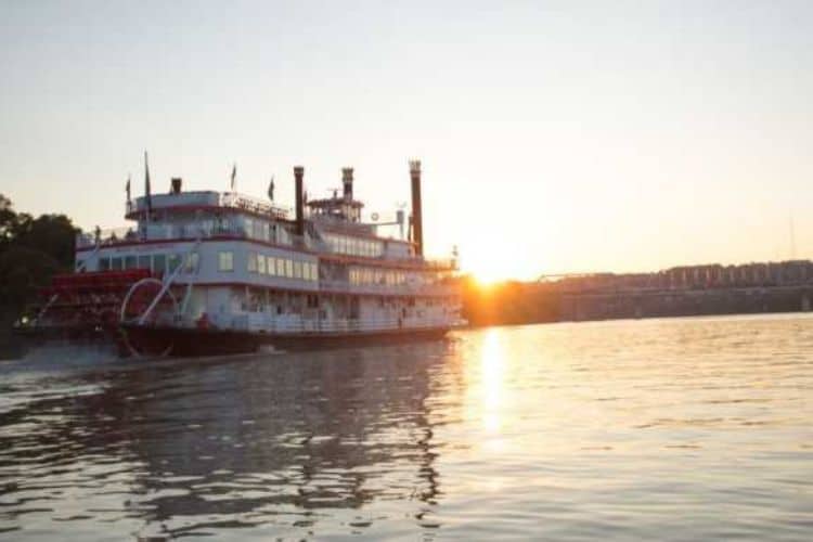 Watch the Sunset from a Riverboat Cruise