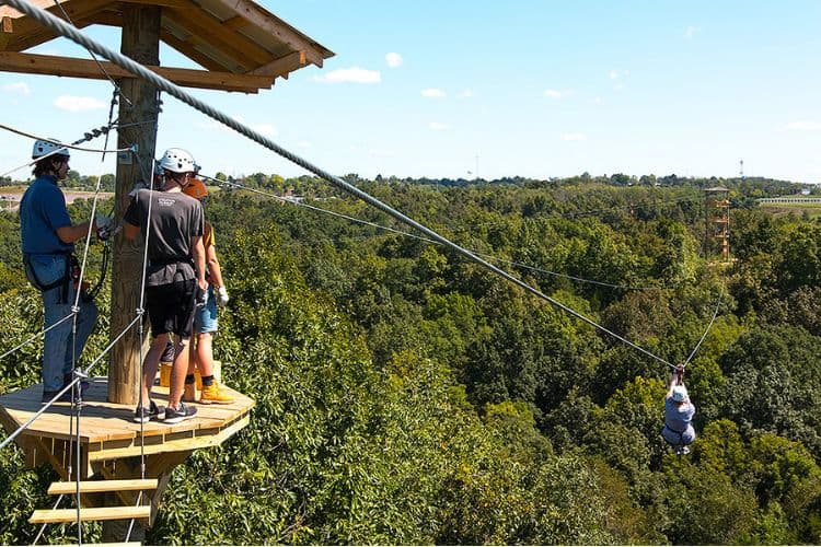 Ziplining With Screaming Eagle At The Ark Encounter